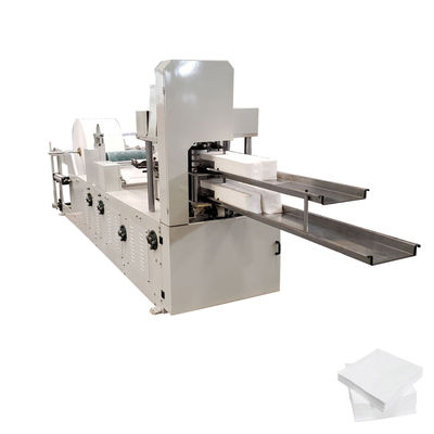 Zweifache Plattformen, die das weiße Servietten-Seidenpapier herstellt Maschine 4.5KW 1.5T prägen