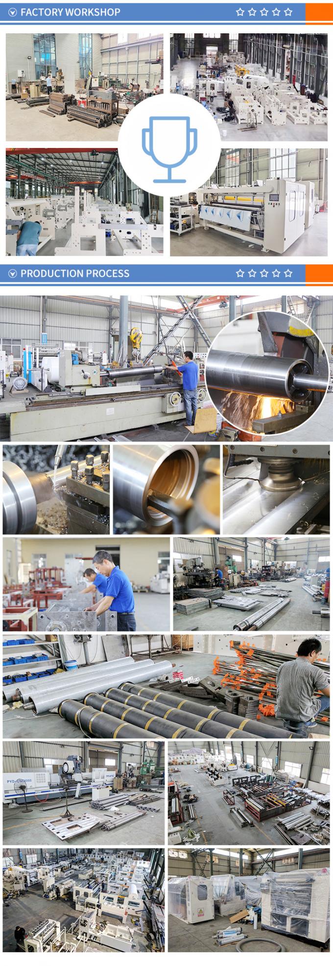 Vollautomatische 1350mm 2 Farben Druck Maxi-Papier-Lamination Küchenhandtuch-Rolle Maschine Herstellung Linie 9