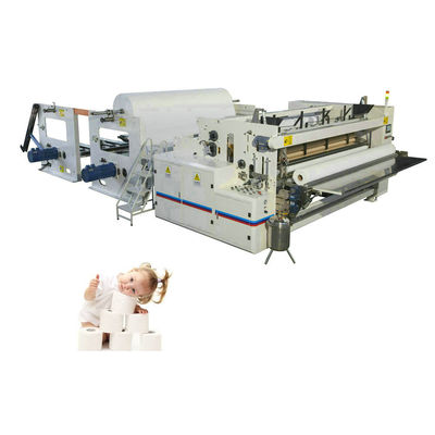 200~230 m/Min. Vollautomatische Toilettenpapierherstellungsmaschine für die Fabrik