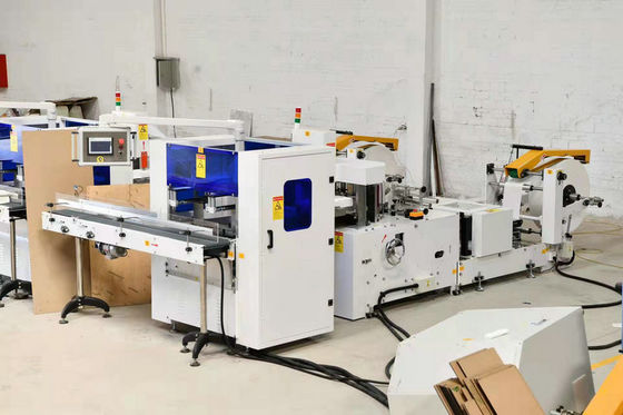 Vollautomatische Hochgeschwindigkeits-Servietten-Papier-Servietten-Viertel-Faltmaschinen-Produktionslinie