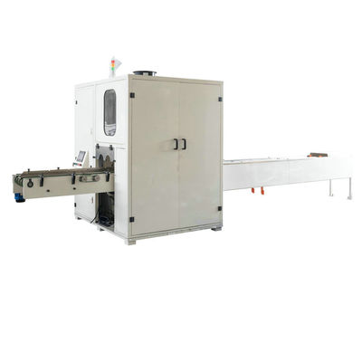 Automatische Doppelspurige Toiletten-Toilettenpapier-Schneidemaschine Baumstammsäge-Schneidemaschine 380V