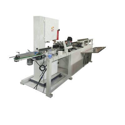 100 Schnitte/Min Bandsäge Toilettenpapier Rollen Schneidmaschine vollautomatisch