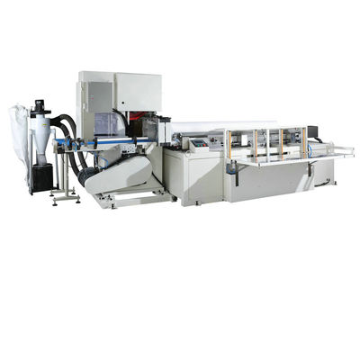 Angemessener Preis Vollautomatische industrielle Toilettenpapier-Roll-Schneidemaschine Band Säge-Schneidemaschine 15KW 3 Phase 4line