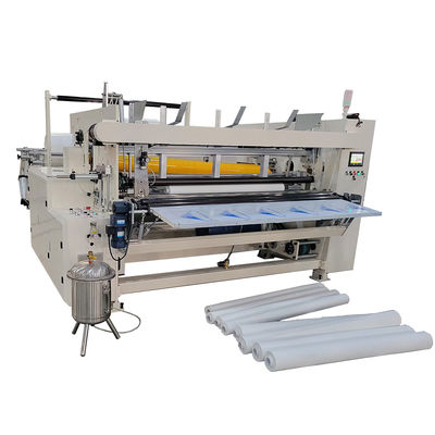 Hochgeschwindigkeit 230m/Min Toilettenpapier / Maxi Roll Rewinding Machine für den Start des Geschäfts