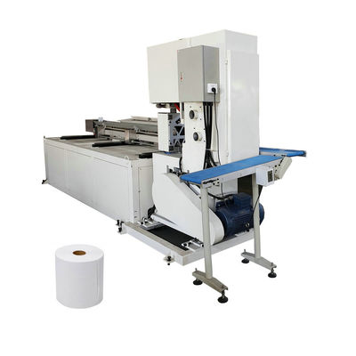 Maxi Roll Toilettenpapier Schneidmaschine für Produktionsanlagen 15-30 Stück/min
