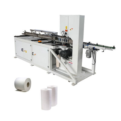High Speed Band Saw Toilettenpapier Küchen Handtuch Schneidemaschine zum Verkauf 100cuts/min