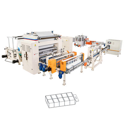 Vollautomatische Maschine zur Herstellung von Gesichtsgewebe vom Falten bis zur Verpackung