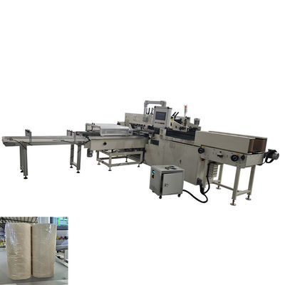 Vollautomatische 3D-Verpackung 1/2/4/6 Rollen Kleines Toilettenpapier und Küchentücher Rollen Verpackungsmaschine